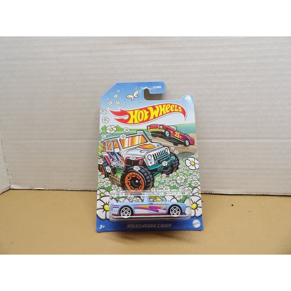 Hot Wheels Volkswagen Caddy 2023 Spring 1:64 Diecast Blue Custom Graphics